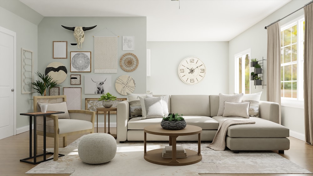 Calm modern interior